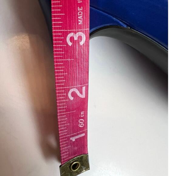 NWT Nine West Heels - Cobalt Blue Patent Pumps - 8 - Picture 10 of 10